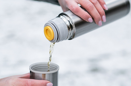 The function of the thermos cup.